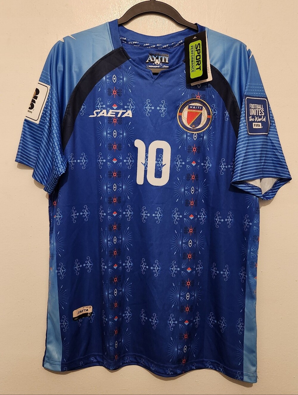 Castille #10 Haiti Soccer World Cup 2026 Home Mens Football Jersey